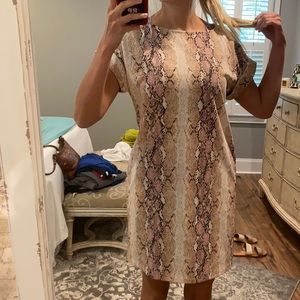 Snakeskin dress NEVER WORN